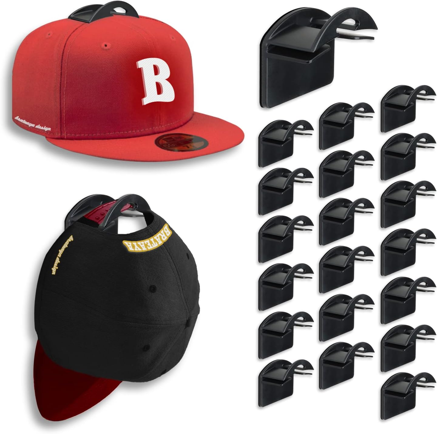 Colgadores De Pared Para Gorras / Sombrero.