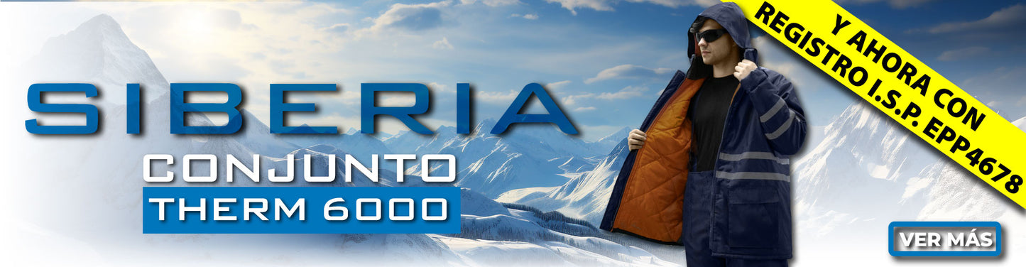 Parka Térmica Therm 6000 Siberia Azul 100% Impermeable T:XL