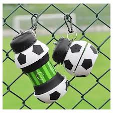 BOTELLA DE AGUA FUTBOL PLEGABLE