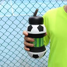BOTELLA DE AGUA FUTBOL PLEGABLE