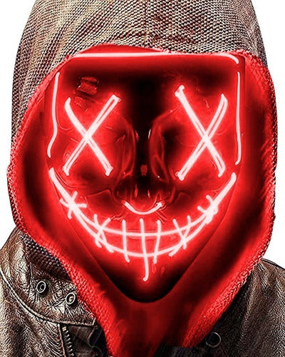Máscara luces purga hallowen