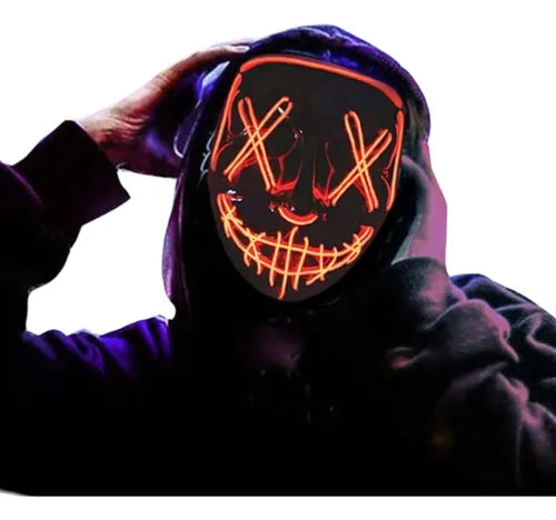 Máscara luces purga hallowen