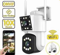 camara de seguridad doble lente