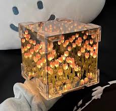 Lampara Cubo de Tulipanes