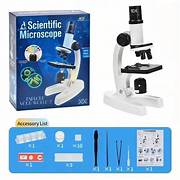 Kit Microscopio Compuesto Luz 100x-450x