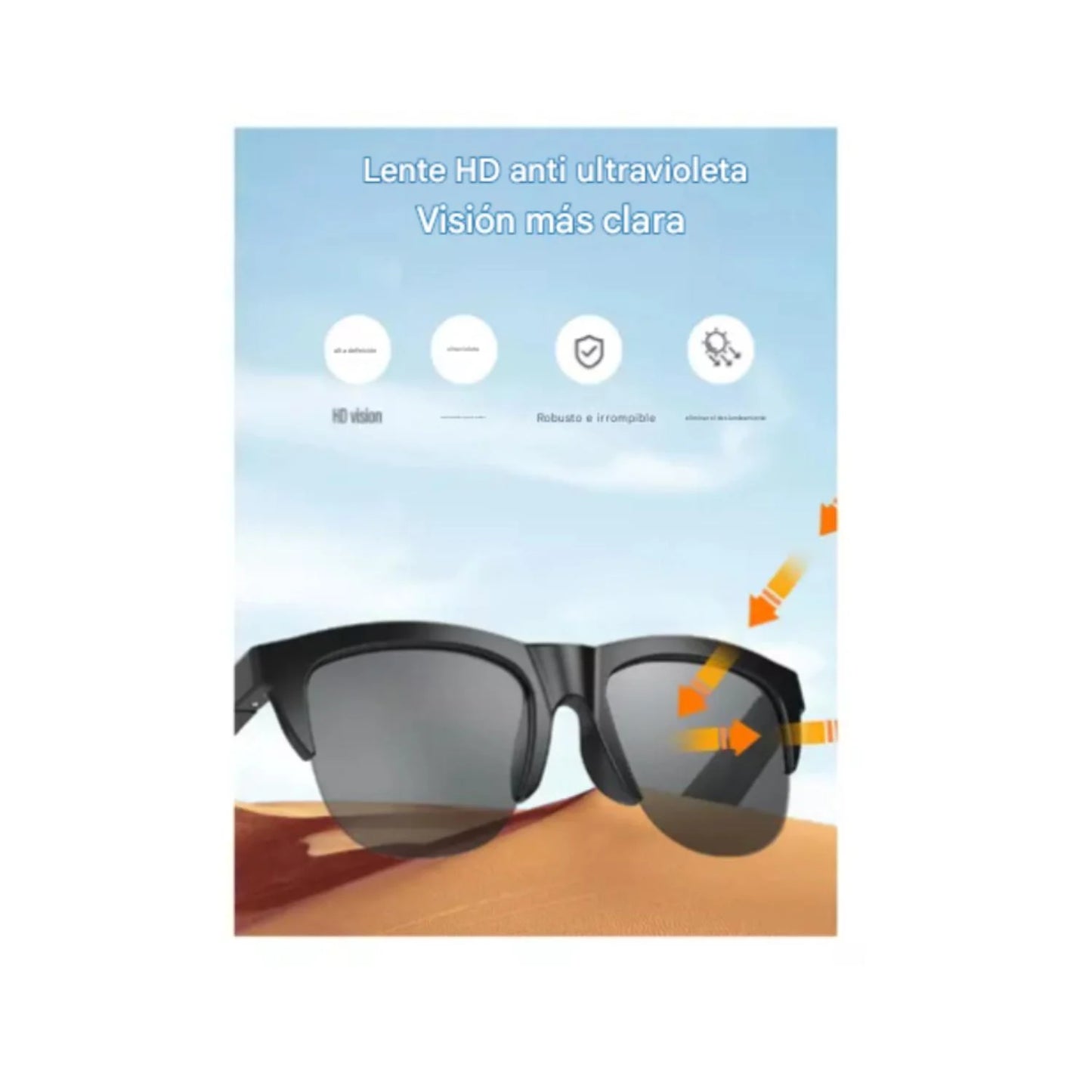 GAFAS DE SOL INTELIGENTES TACTIL.