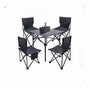 SILLA Y MESA PARA CAMPING JUEGO 5 PIEZAS