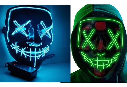 Máscara luces purga hallowen