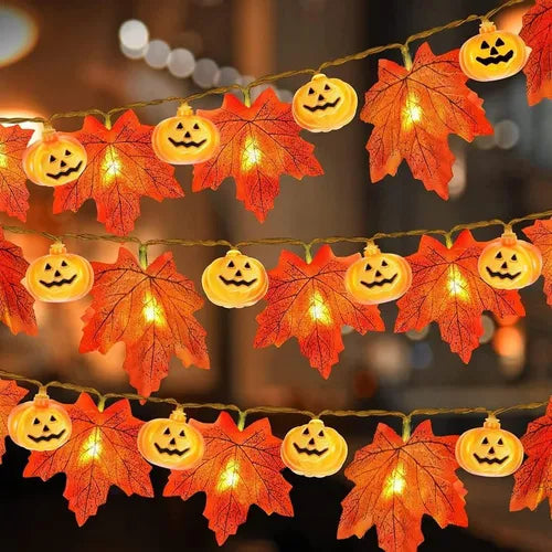 Luces Led De Halloween Calabazas