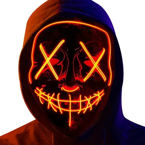 Máscara luces purga hallowen