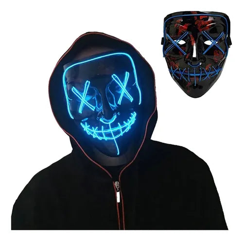 Máscara luces purga hallowen