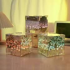 Lampara Cubo de Tulipanes