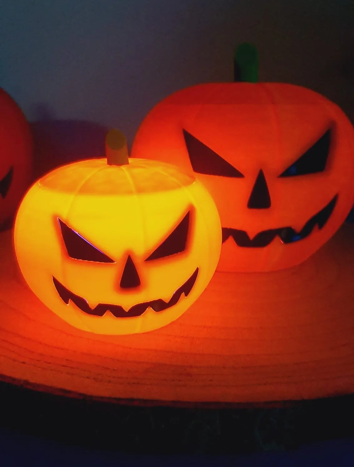 Pack 2 Lampara Calabaza Halloween