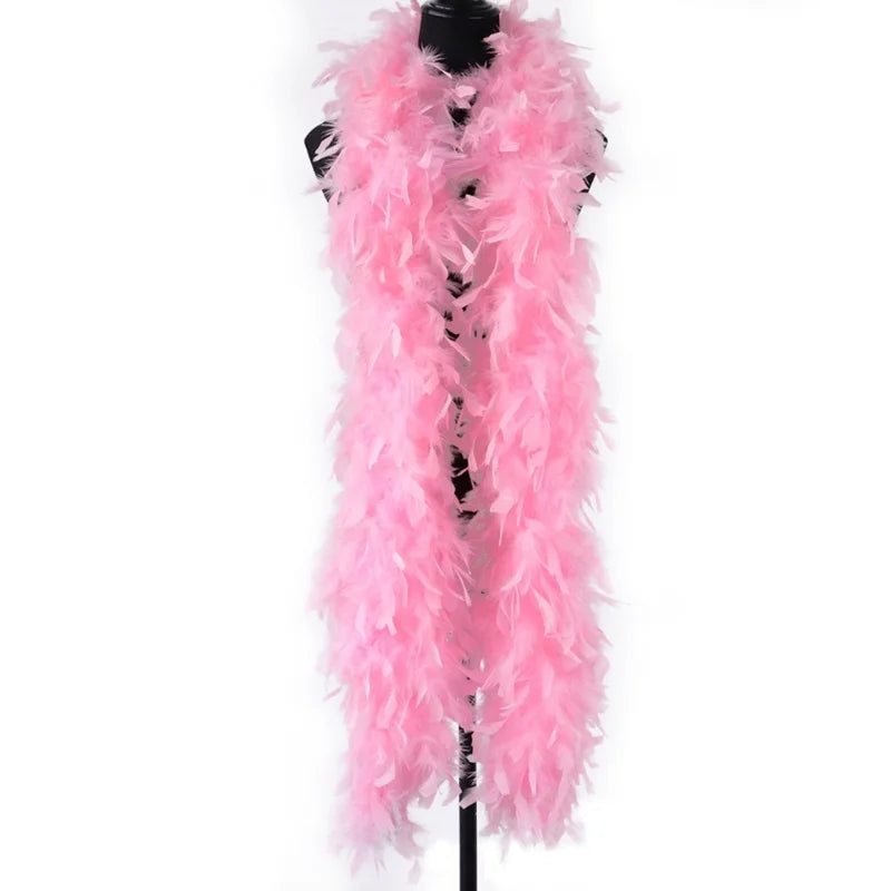 Boa De Plumas Fiestas Disfraz Colores