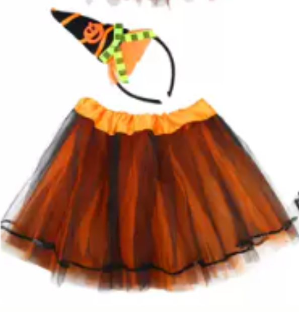 Disfraz con Falda Multicolor