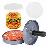 Maquina manual para hamburguesas caseras.