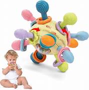 Juguete mordedor multi sensorial bebe